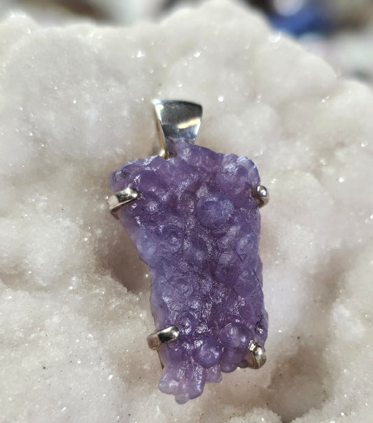 Grape Agate Pendant