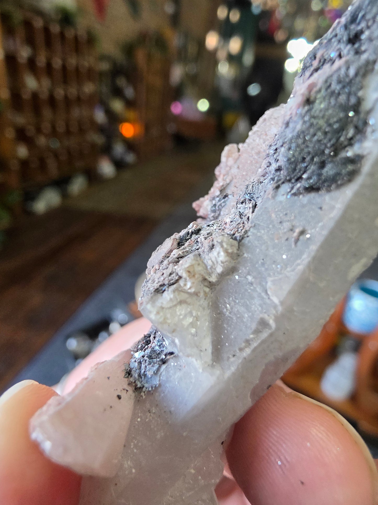 Specular Hematite on Quartz
