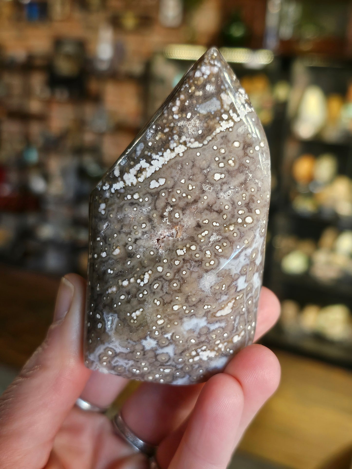 Orbicular Jasper Flame