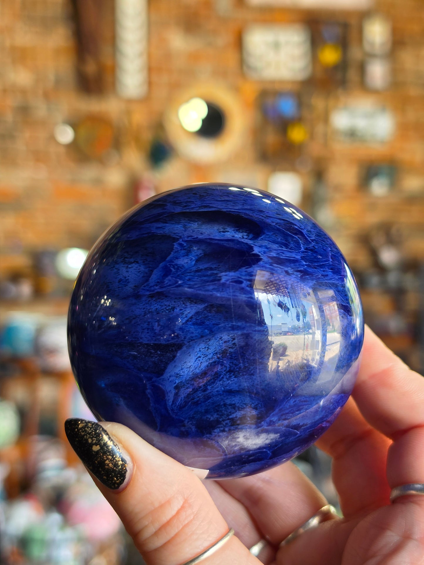 Glass Blue sphere