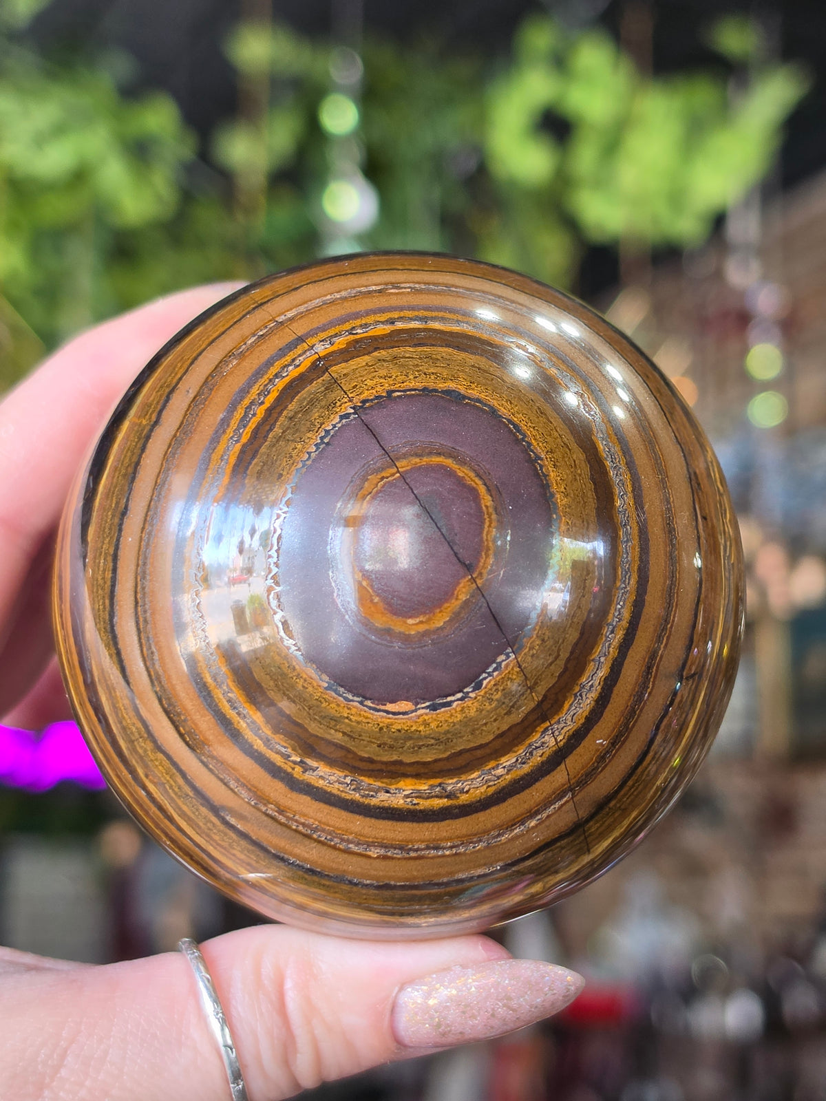 Tiger Iron Sphere