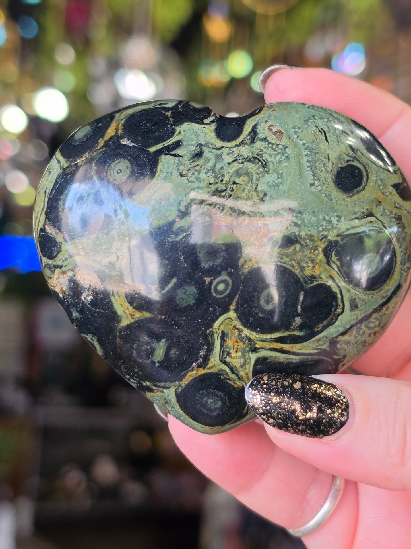 Kambaba Jasper Heart