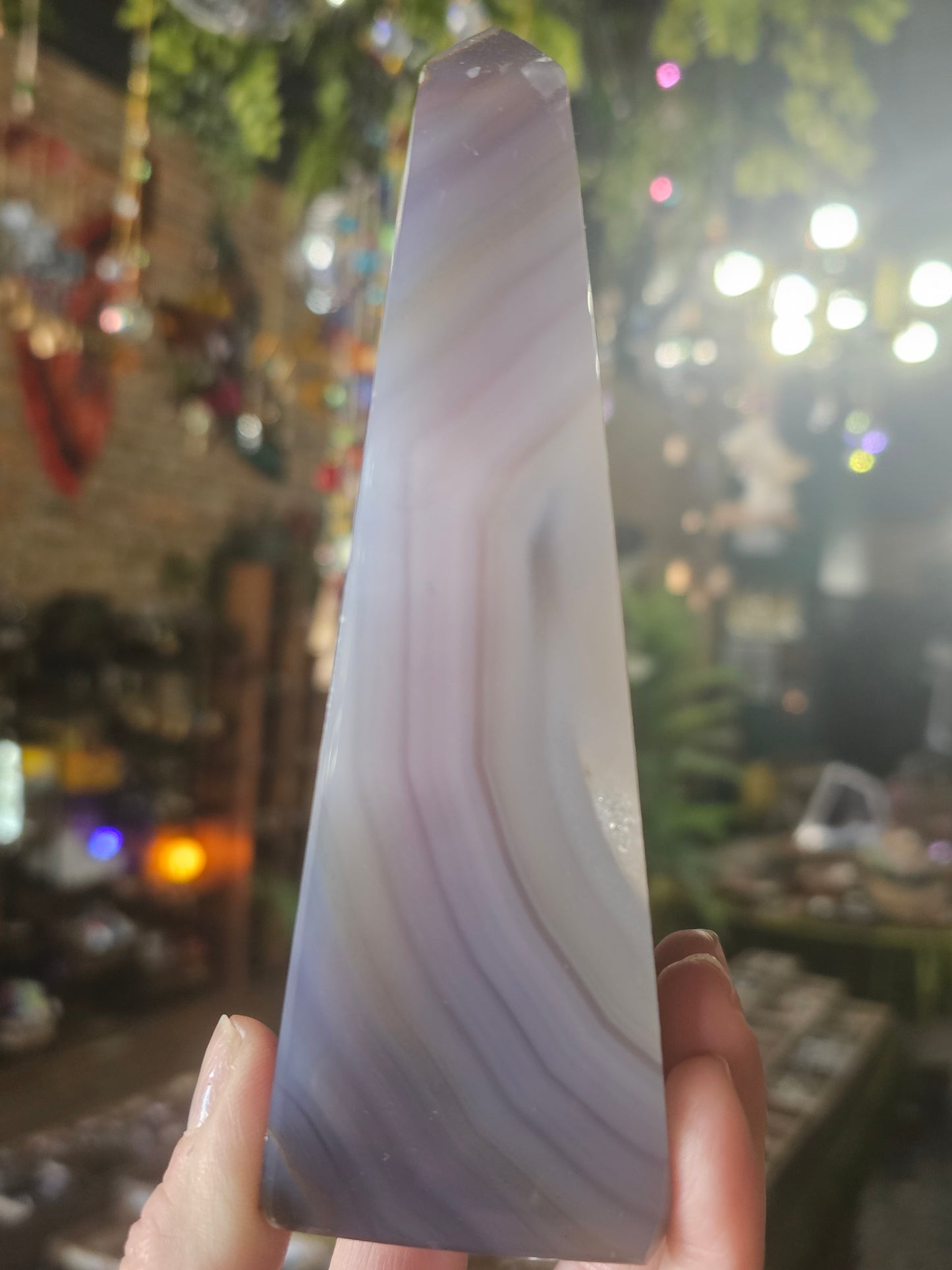 Brazillian Agate Tower