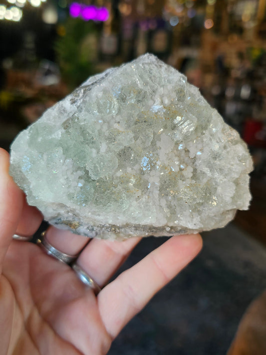 Fluorite on Quartz