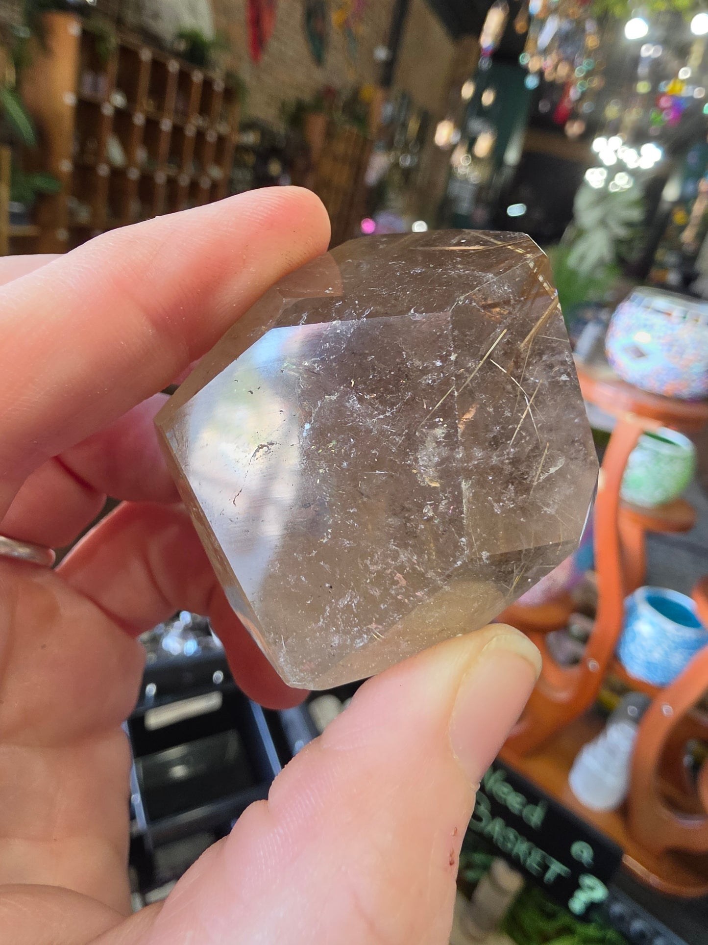Golden Rutilated Smoky Quartz Freeform
