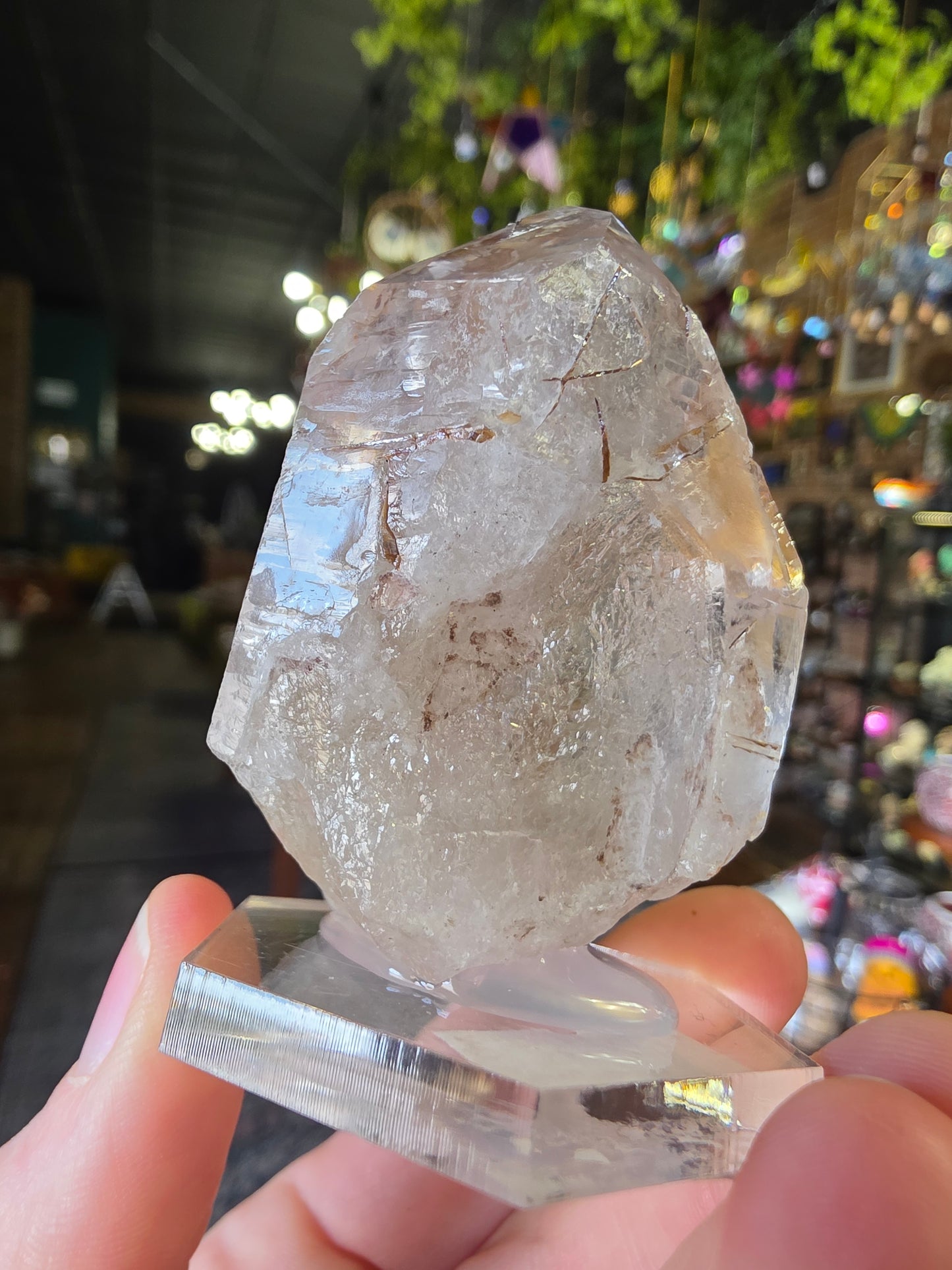 Brookite in Quartz