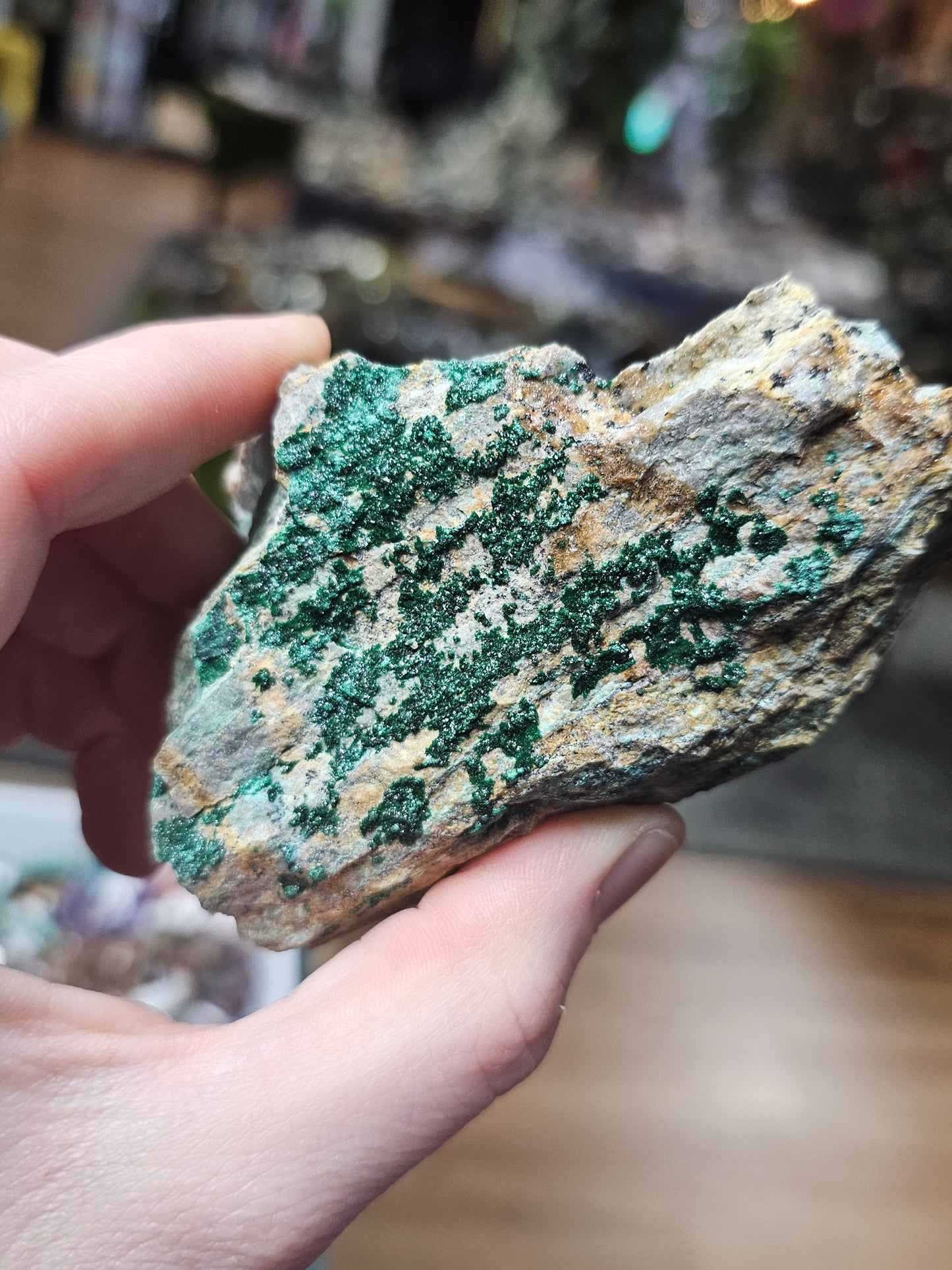 Druzy Chrysocolla and Malachite