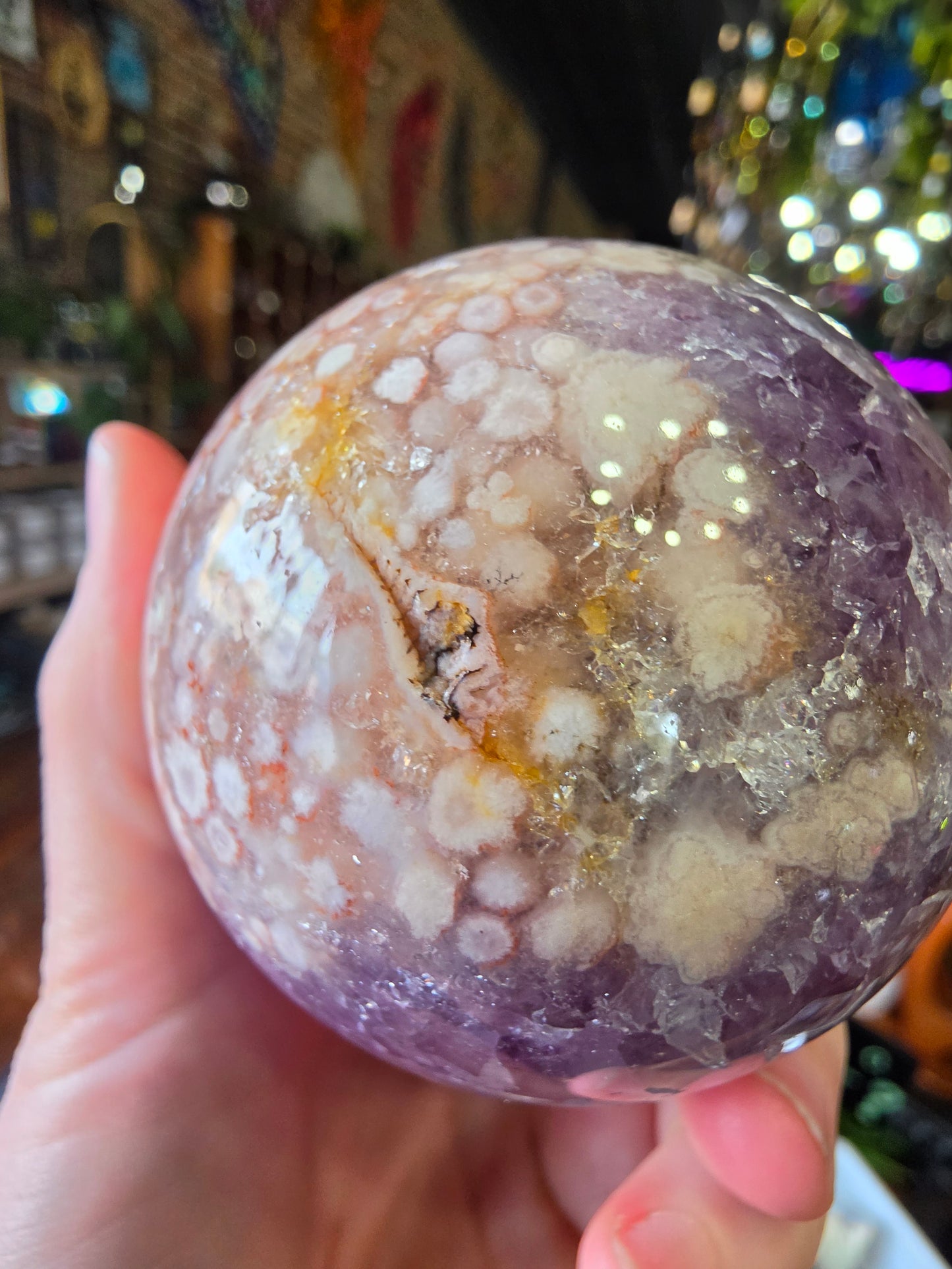 Amethyst Flower Agate