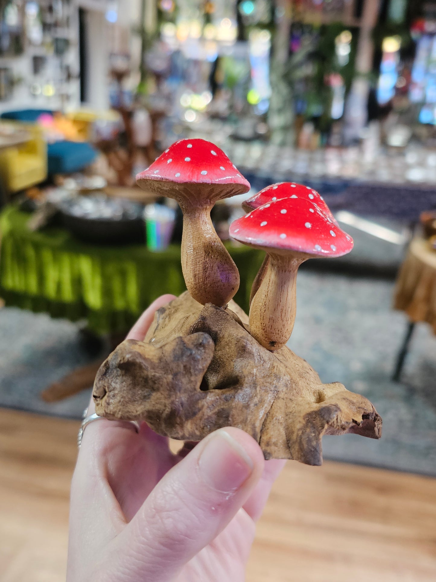 Wooden Mushroom Carving