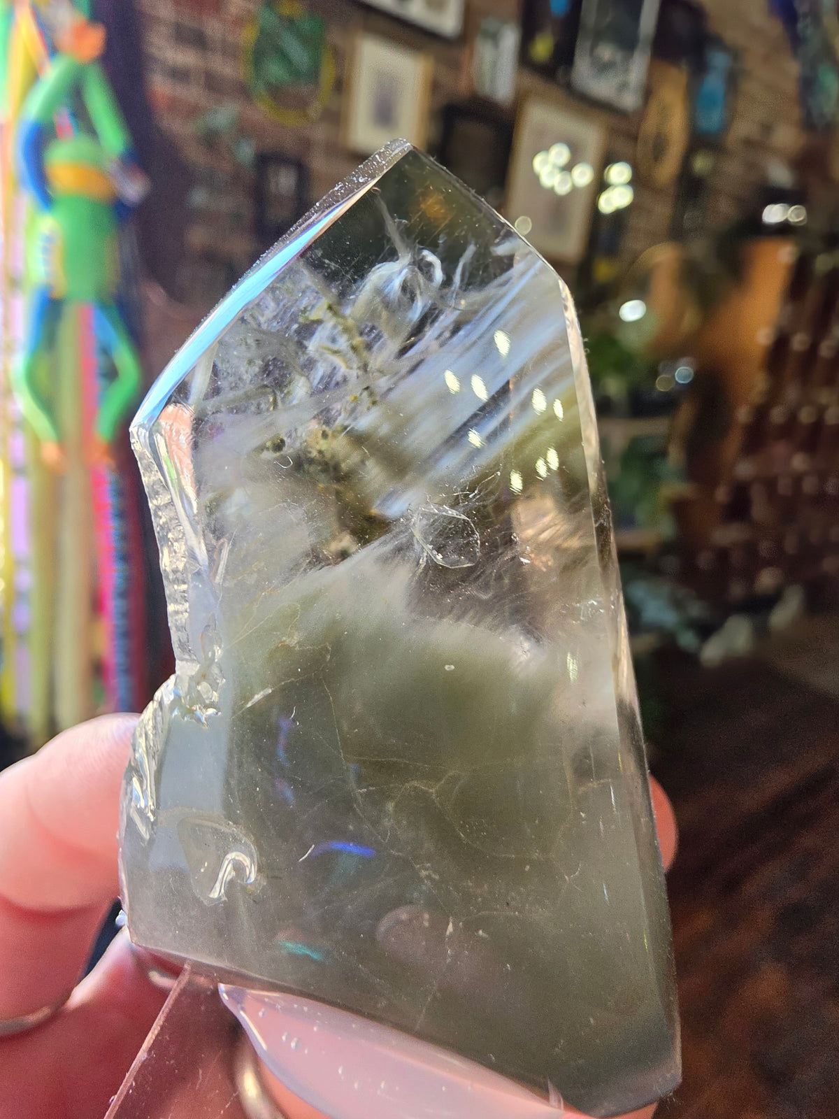 Blue Tera Quartz Polished Point