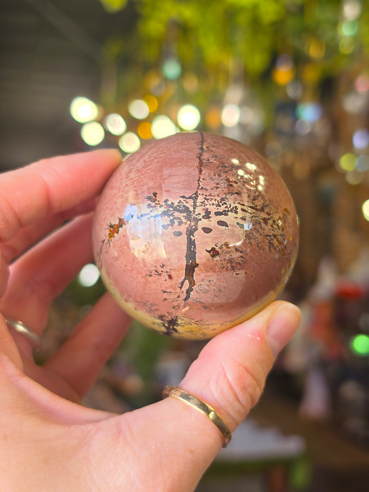 Dendritic Jasper Sphere