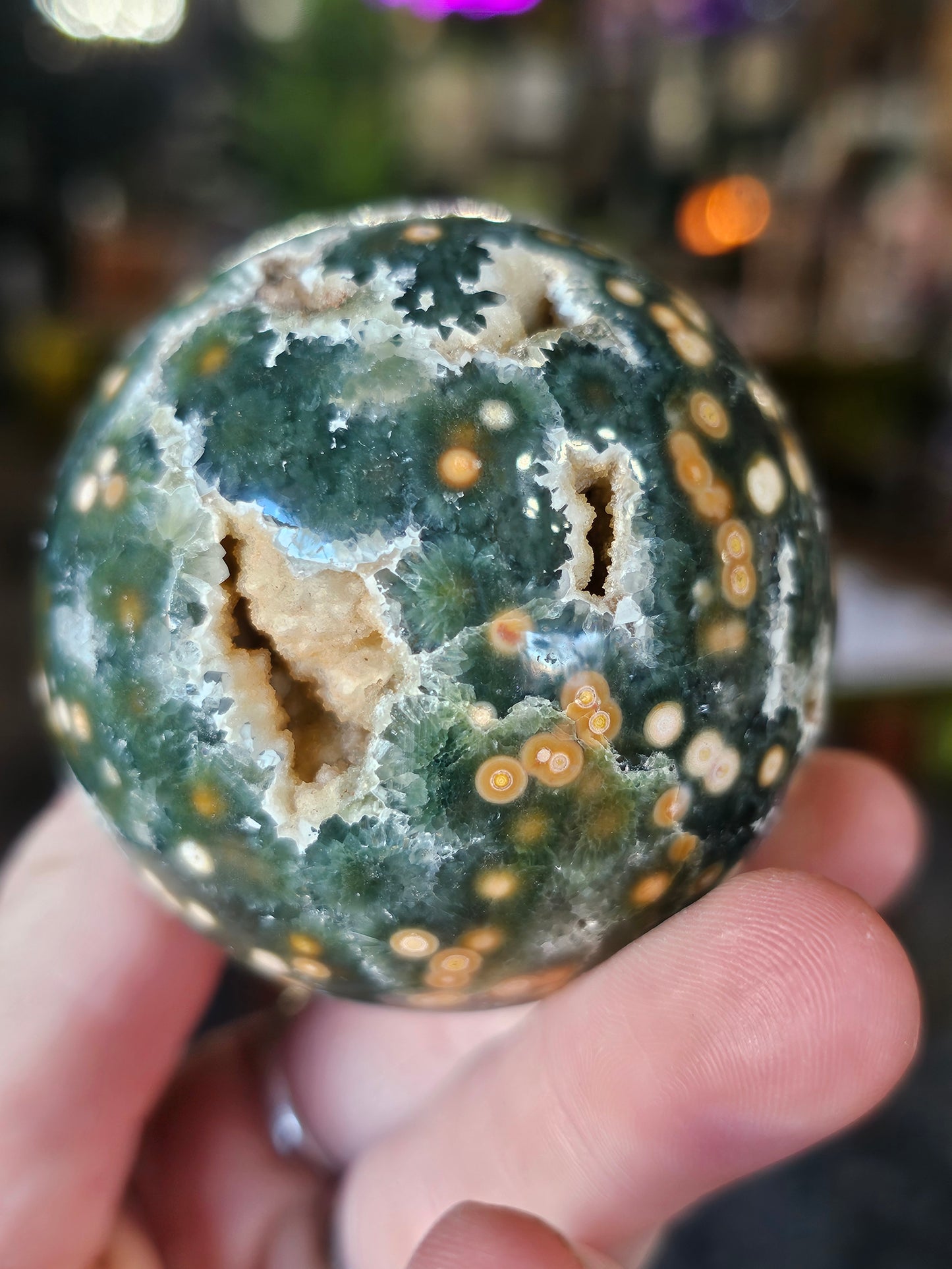 Ocean Jasper Sphere