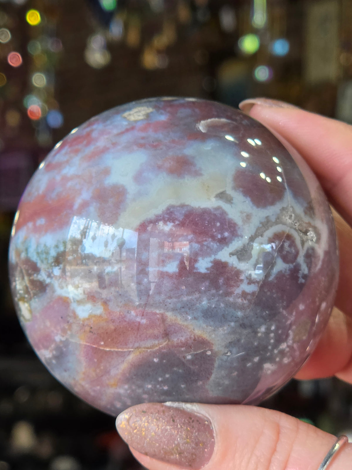 India Agate Sphere