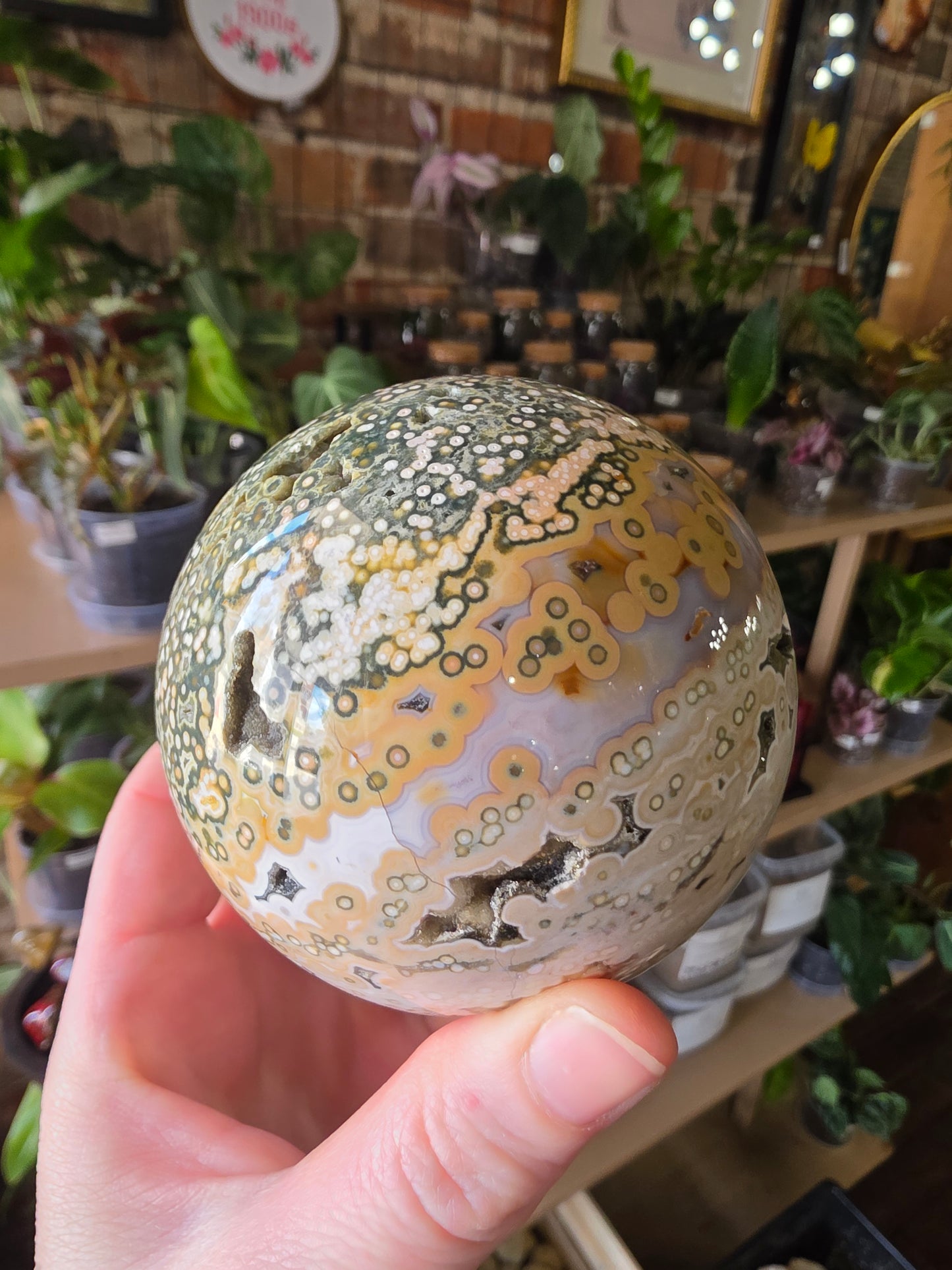 Ocean Jasper Sphere