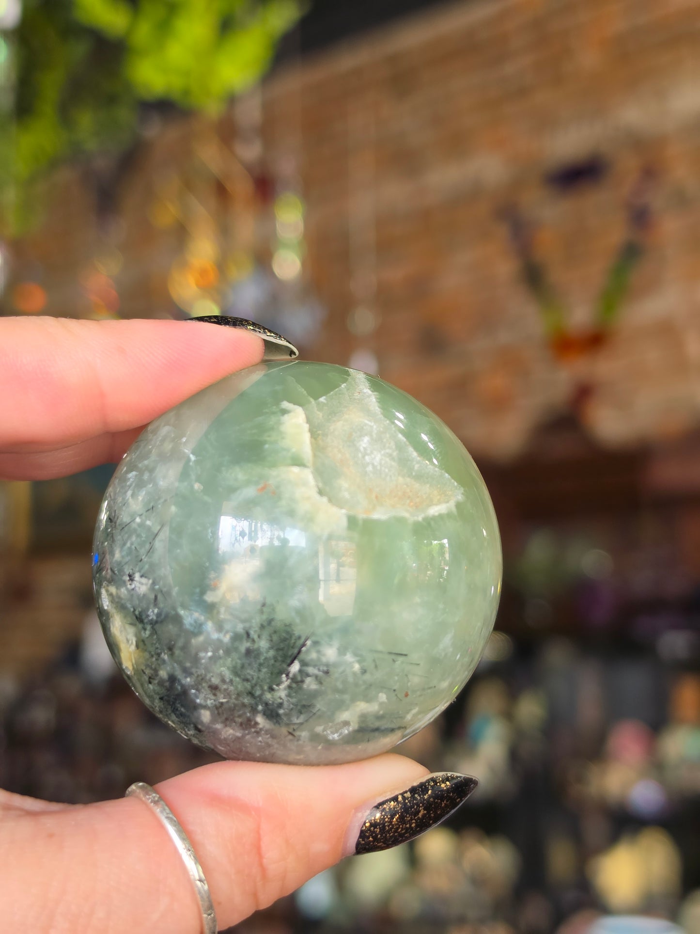 Prehnite Sphere