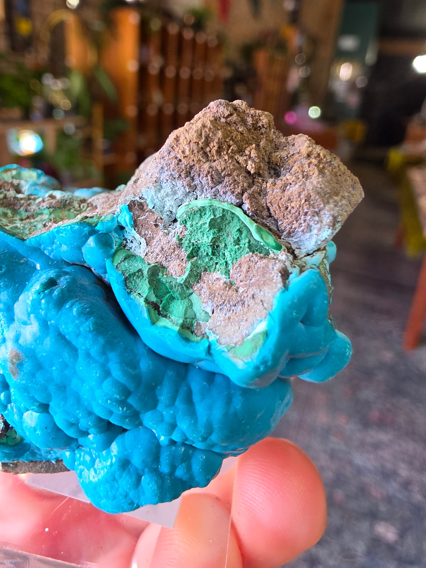 Chrysocolla and Malachite