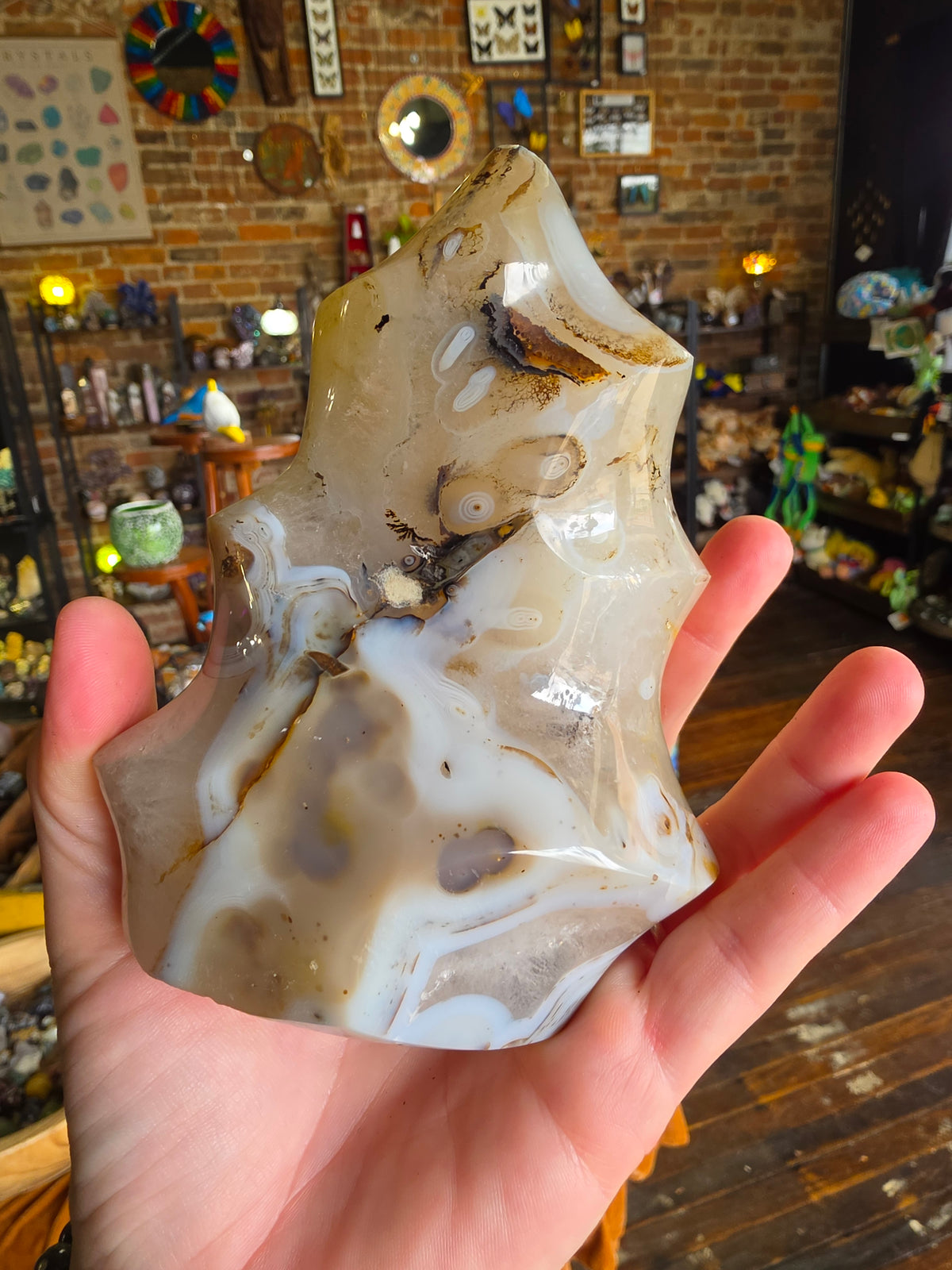 Dendritic Agate Flame