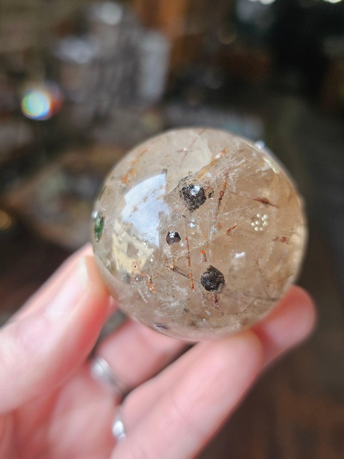 Included Quartz Sphere