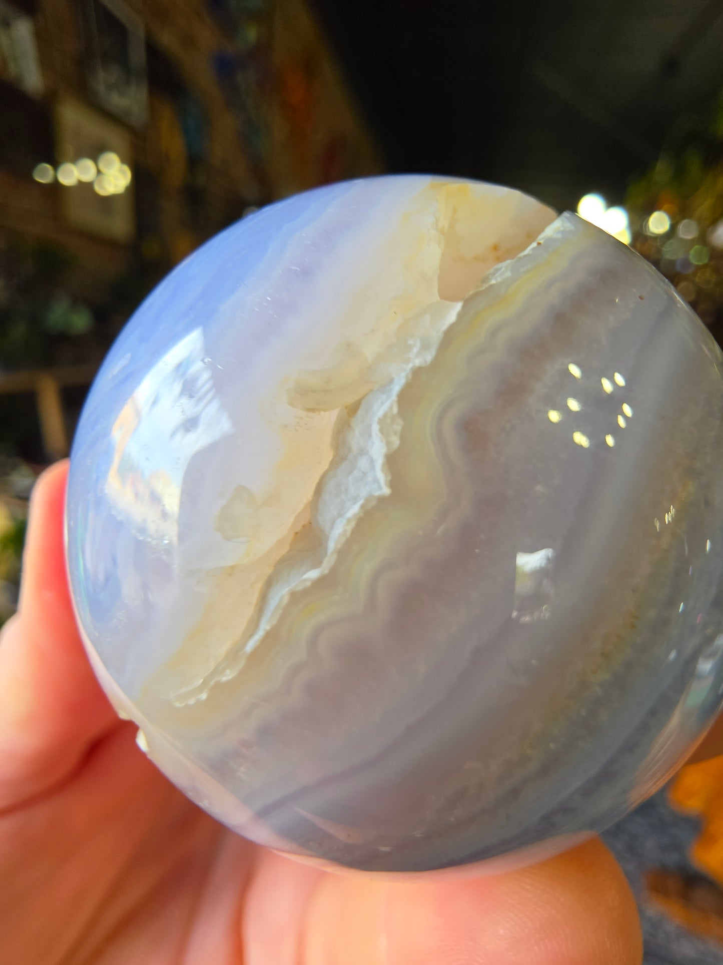 Blue Lace Agate Sphere