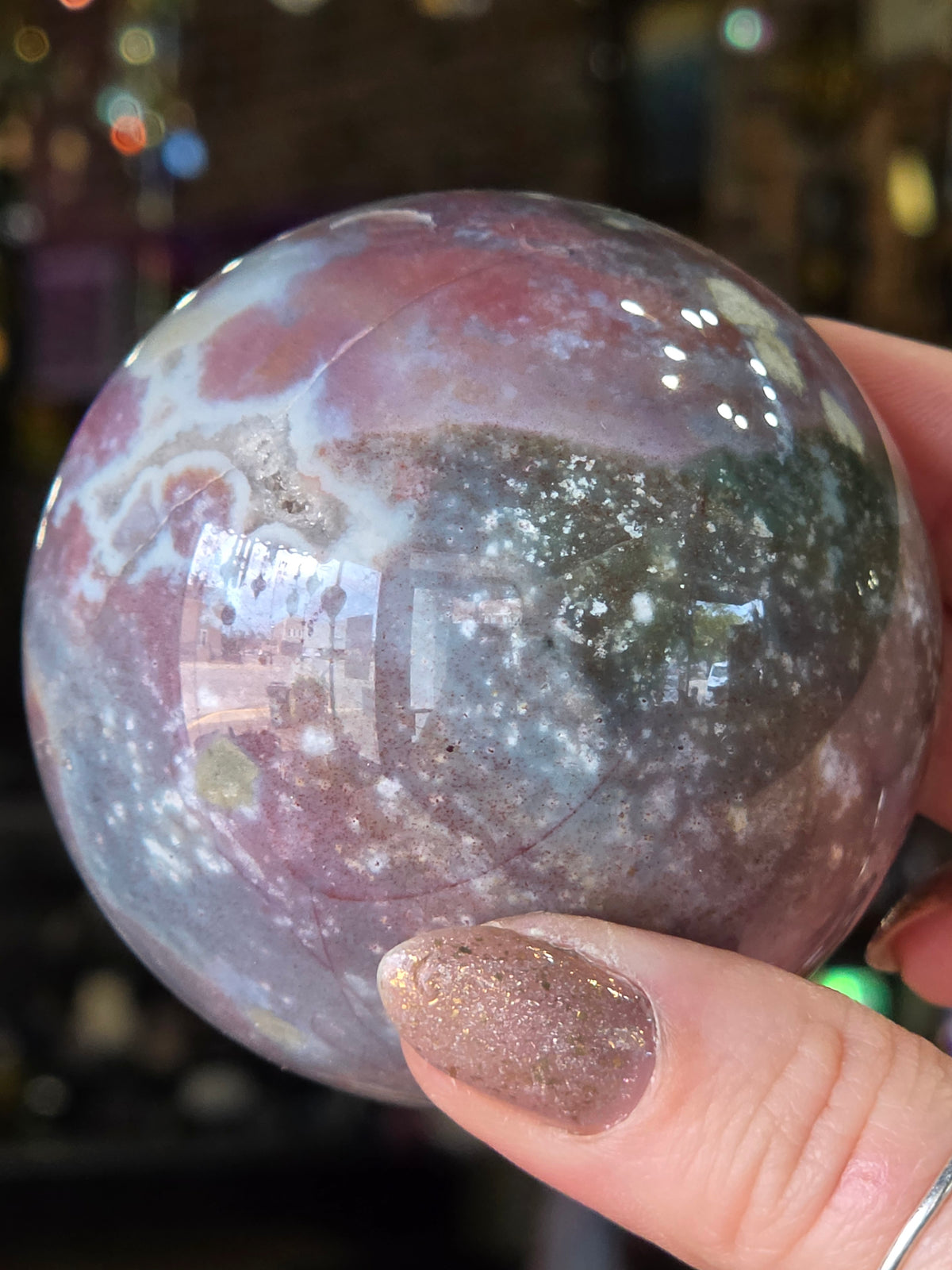 India Agate Sphere