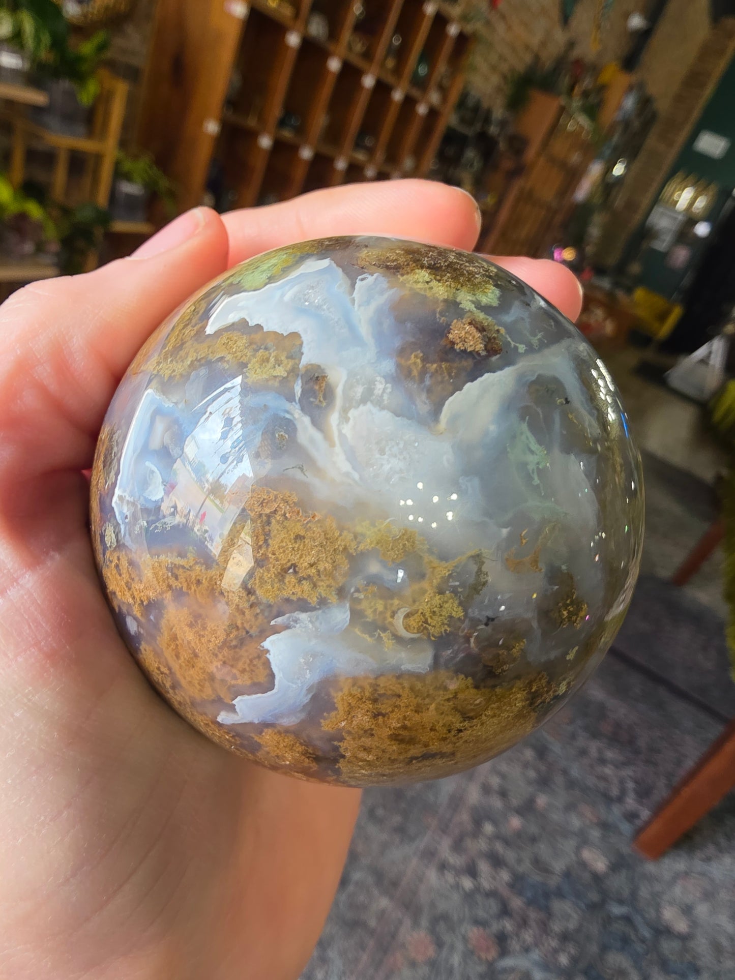 Moss Agate Sphere