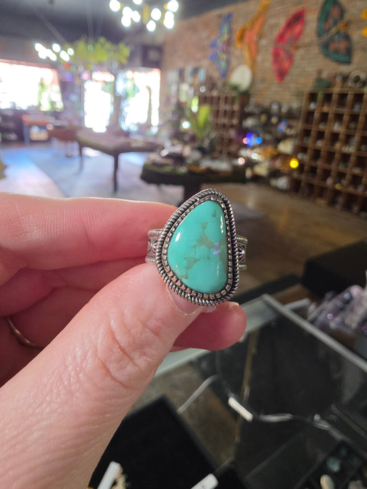 Kingman Turquoise Ring Size 9