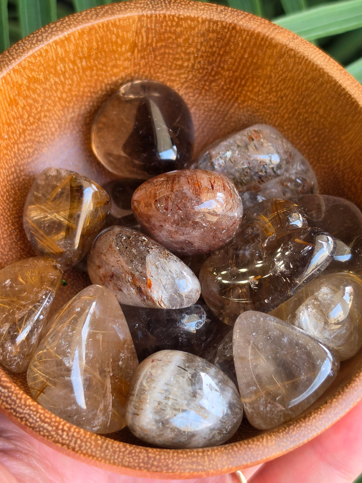 Rutilated Quartz Tumble