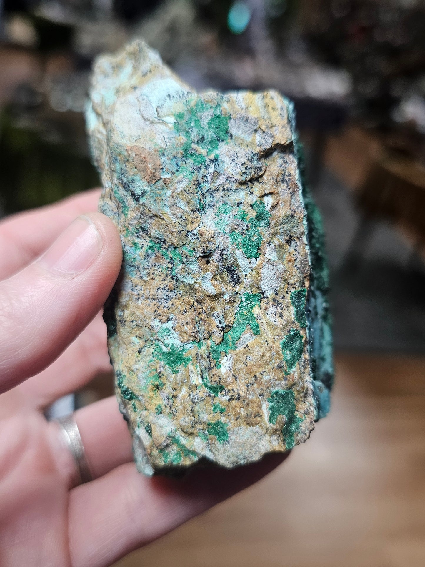 Druzy Chrysocolla and Malachite