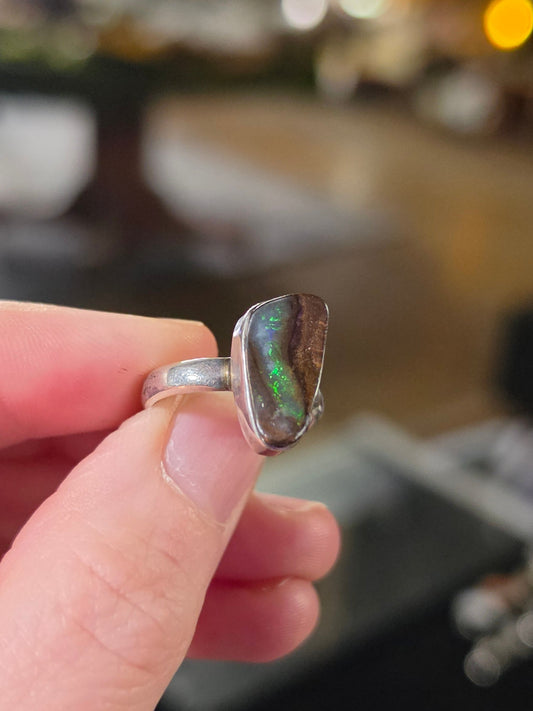 Boulder Opal Ring Size 7