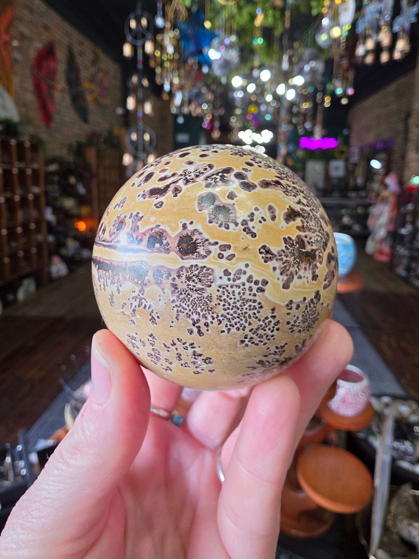 Dendritic Jasper Sphere