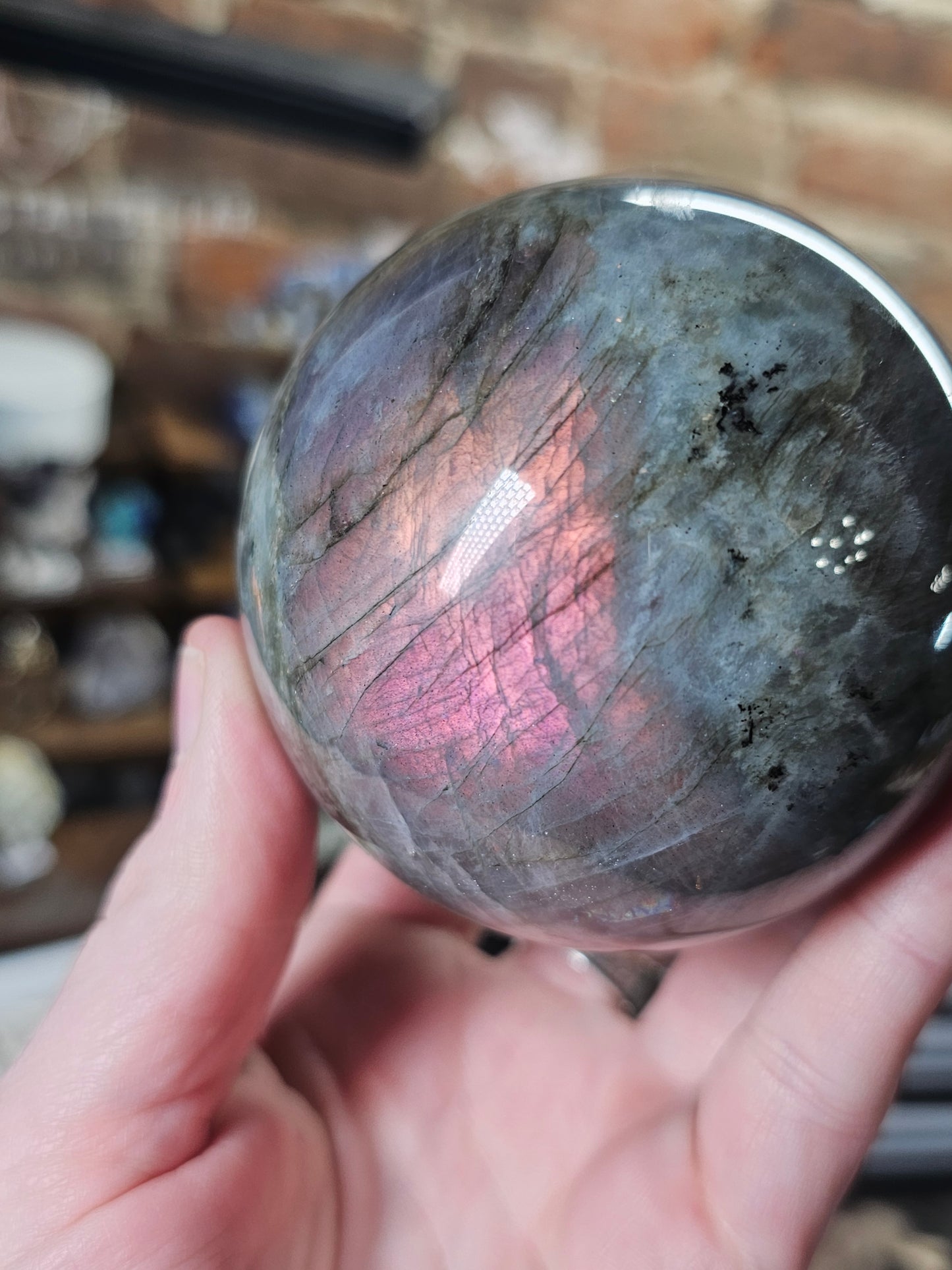 Sunset Labradorite Sphere