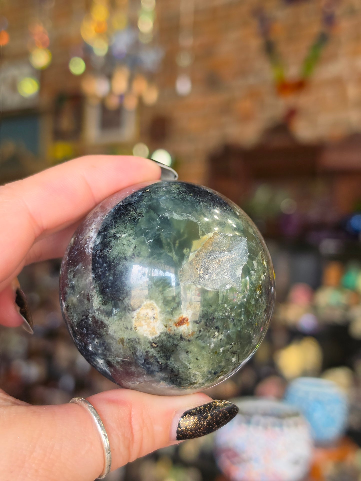 Prehnite Sphere