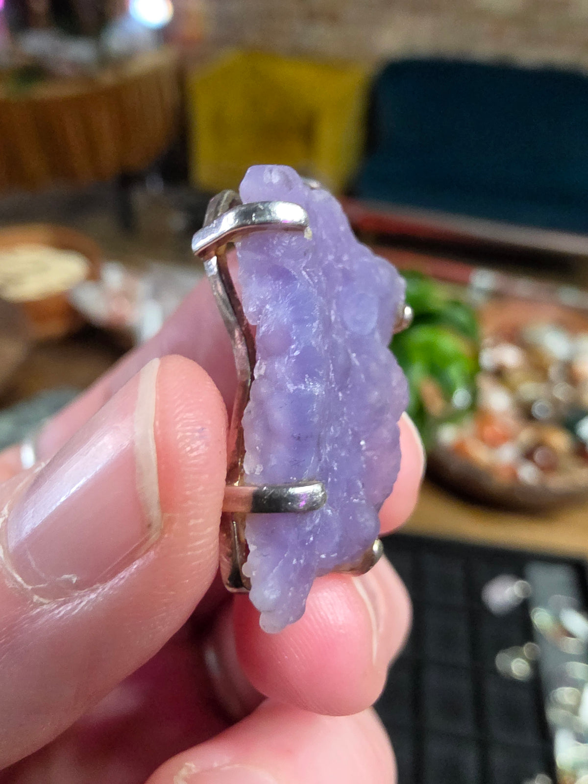 Grape Agate Pendant