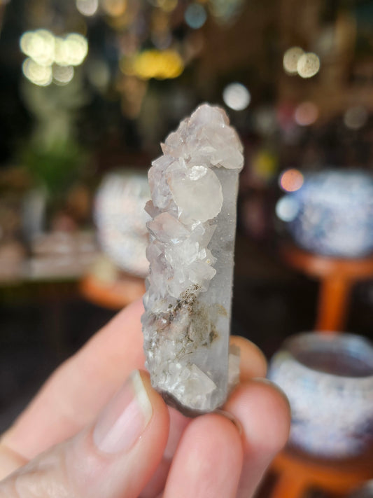 Calcite on Quartz