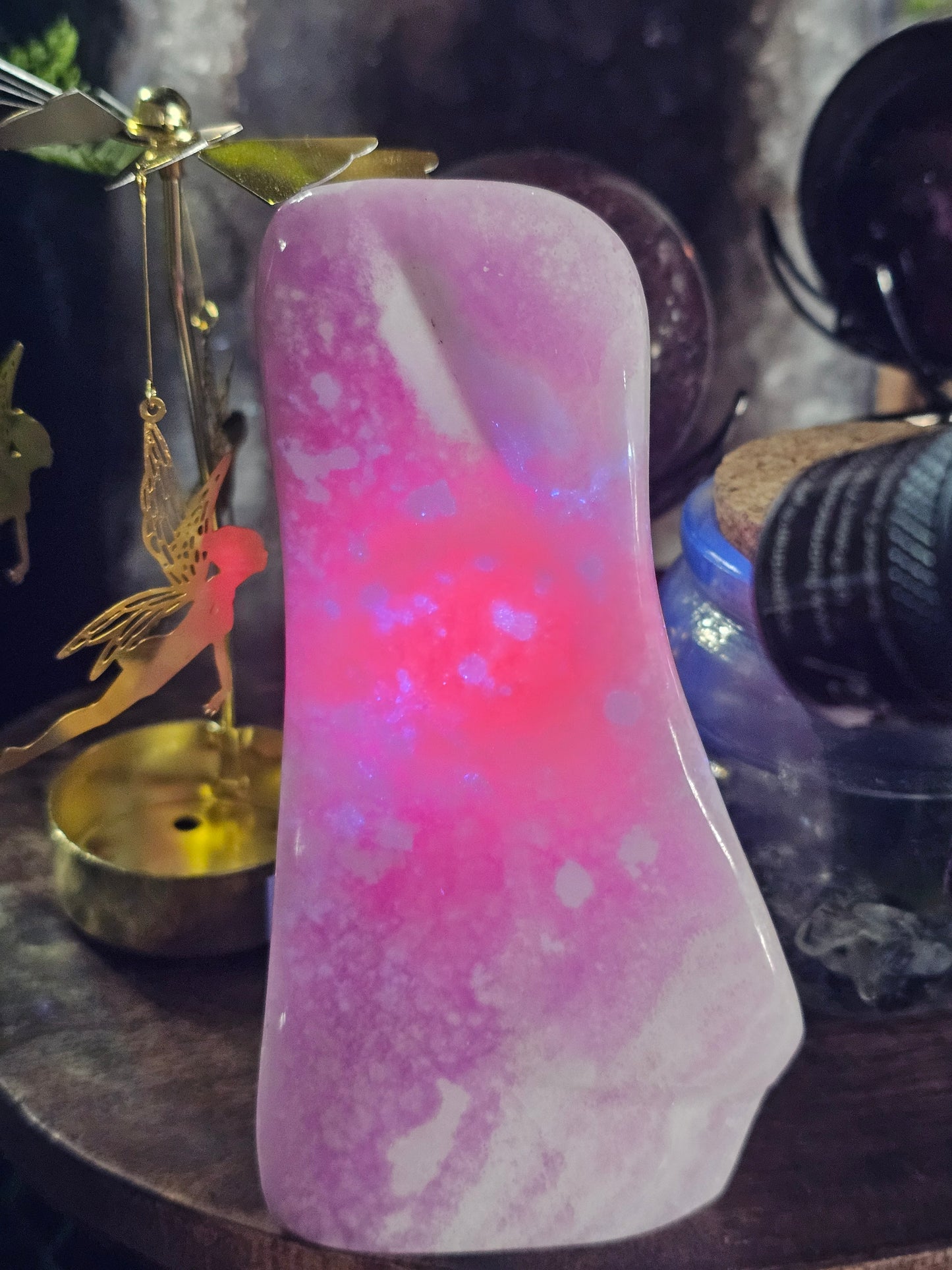 Pink Aragonite Freeform