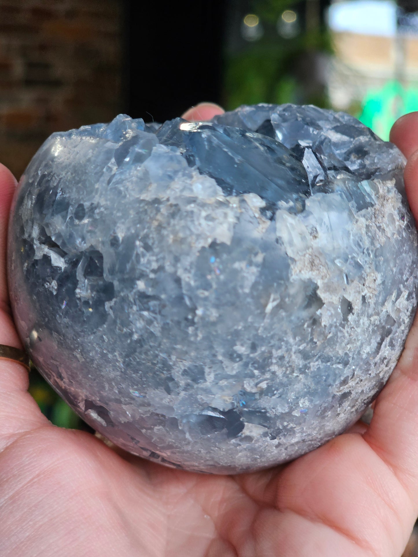 Celestite Sphere