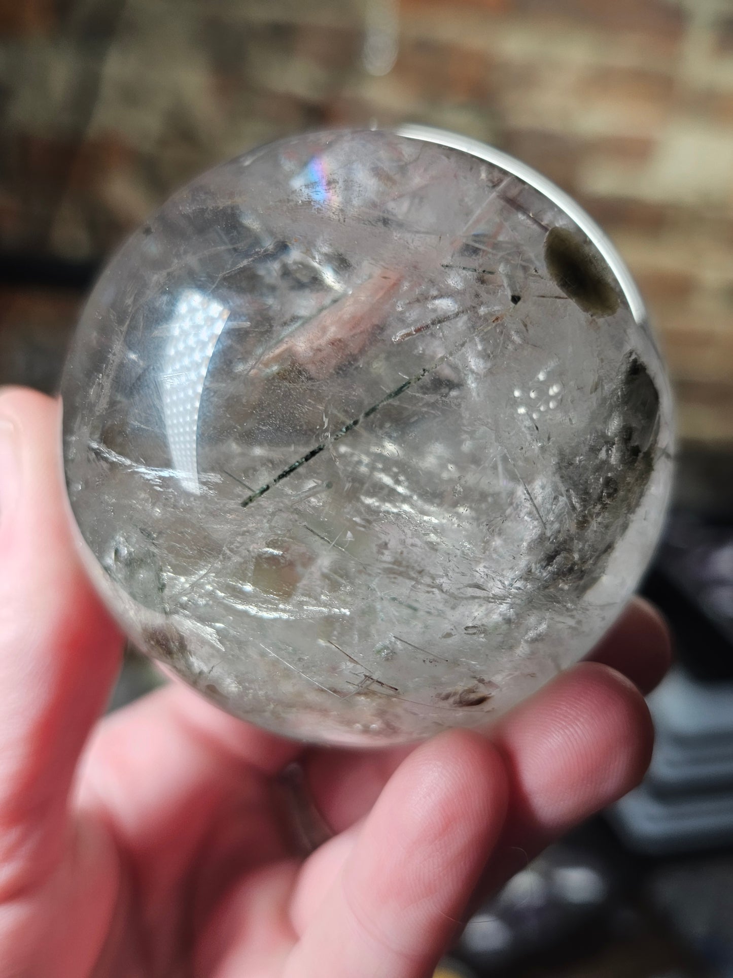 Included Quartz Sphere