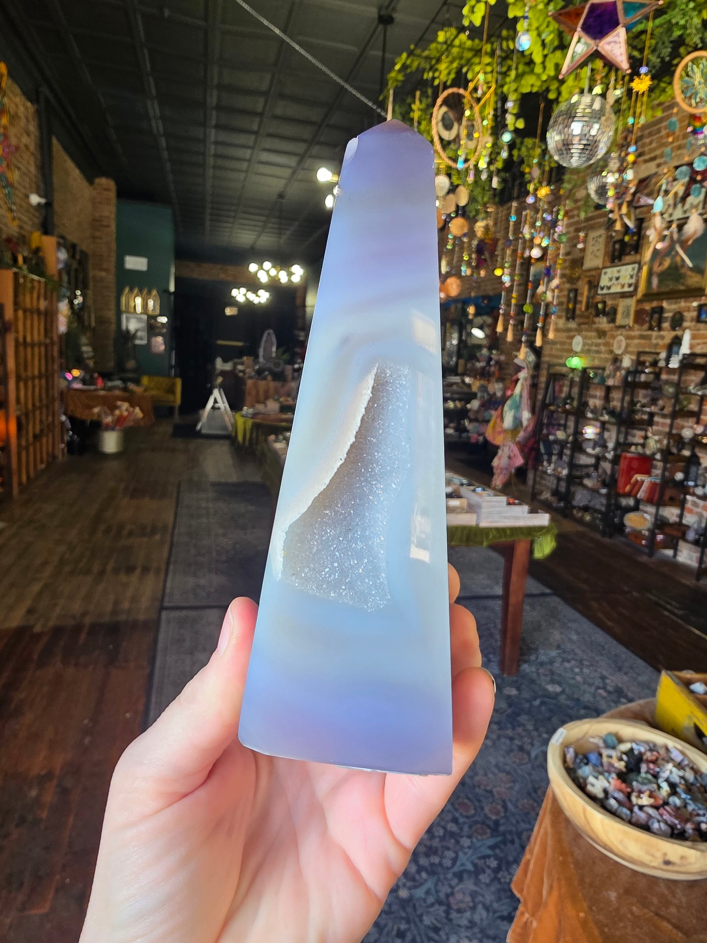 Brazillian Agate Tower
