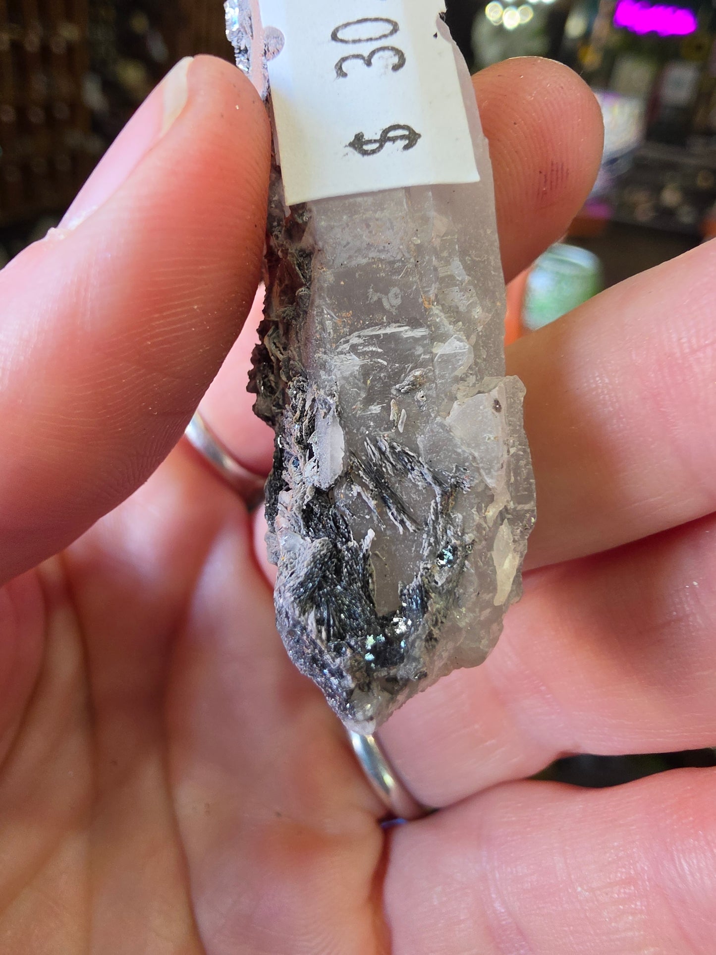 Specular Hematite on Quartz