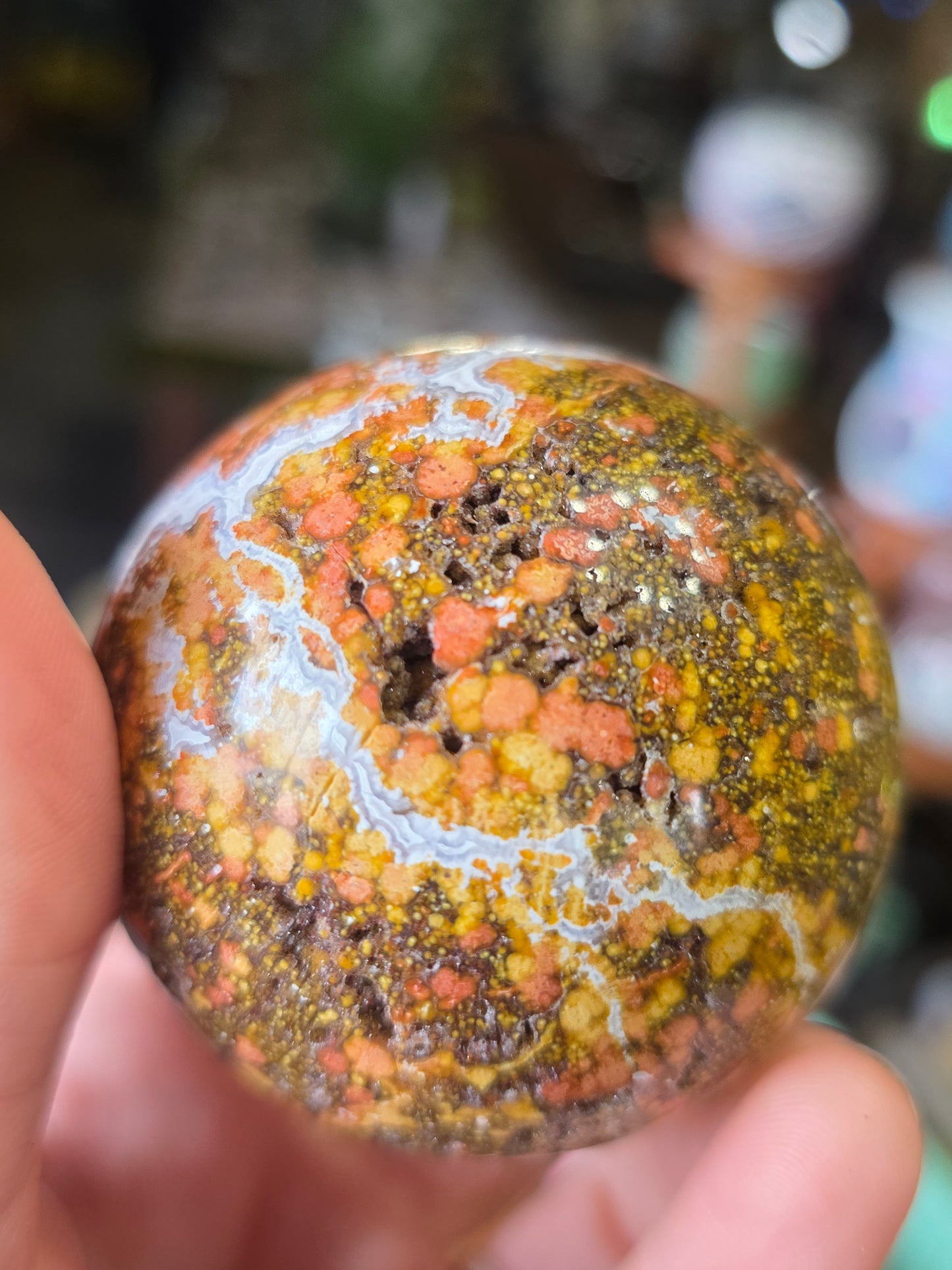 Poppy Jasper Sphere