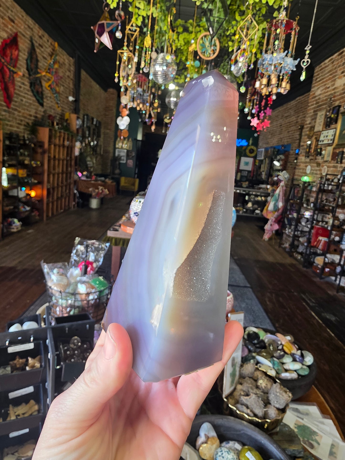 Brazillian Agate Tower