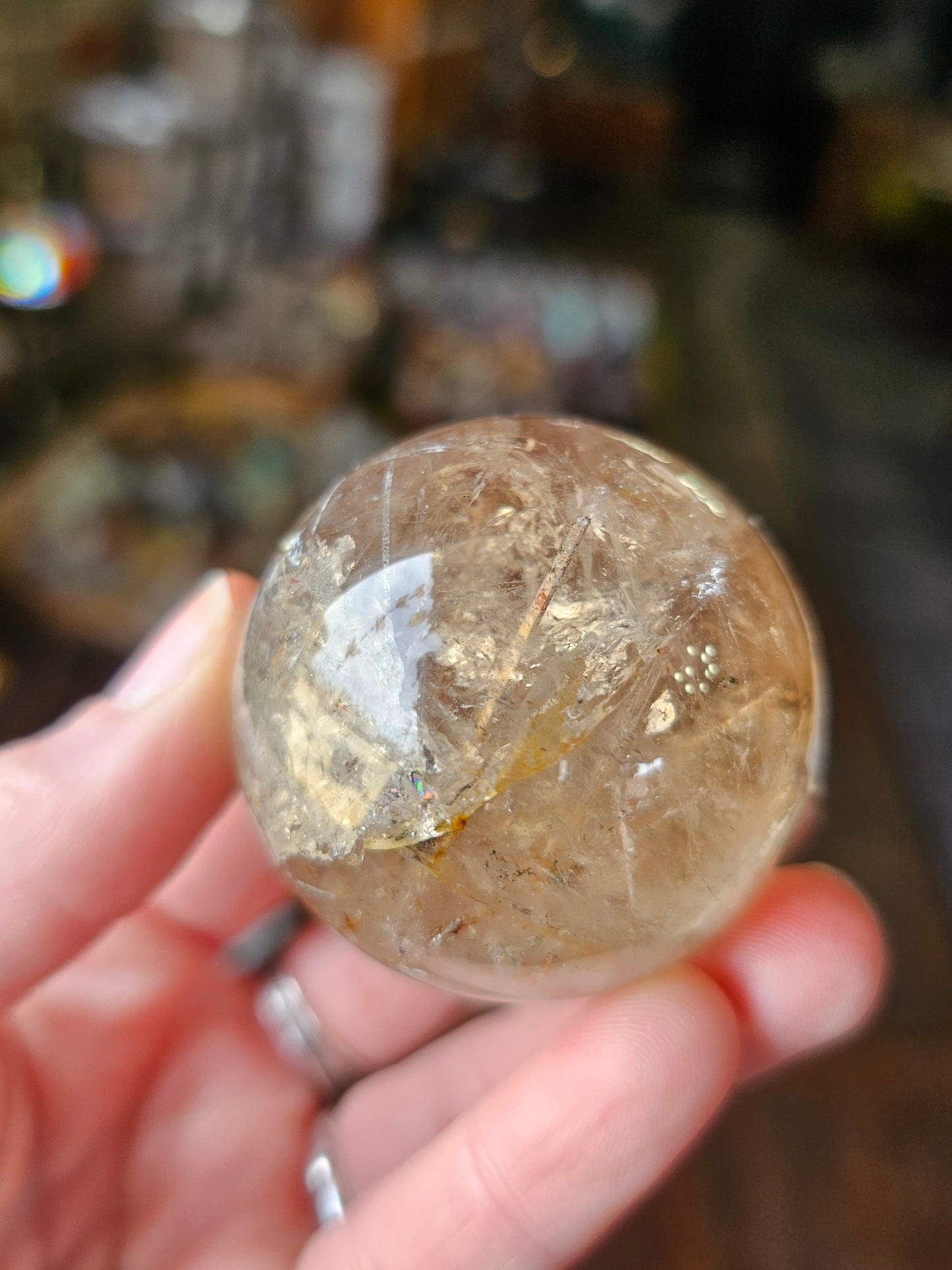 Included Quartz Sphere