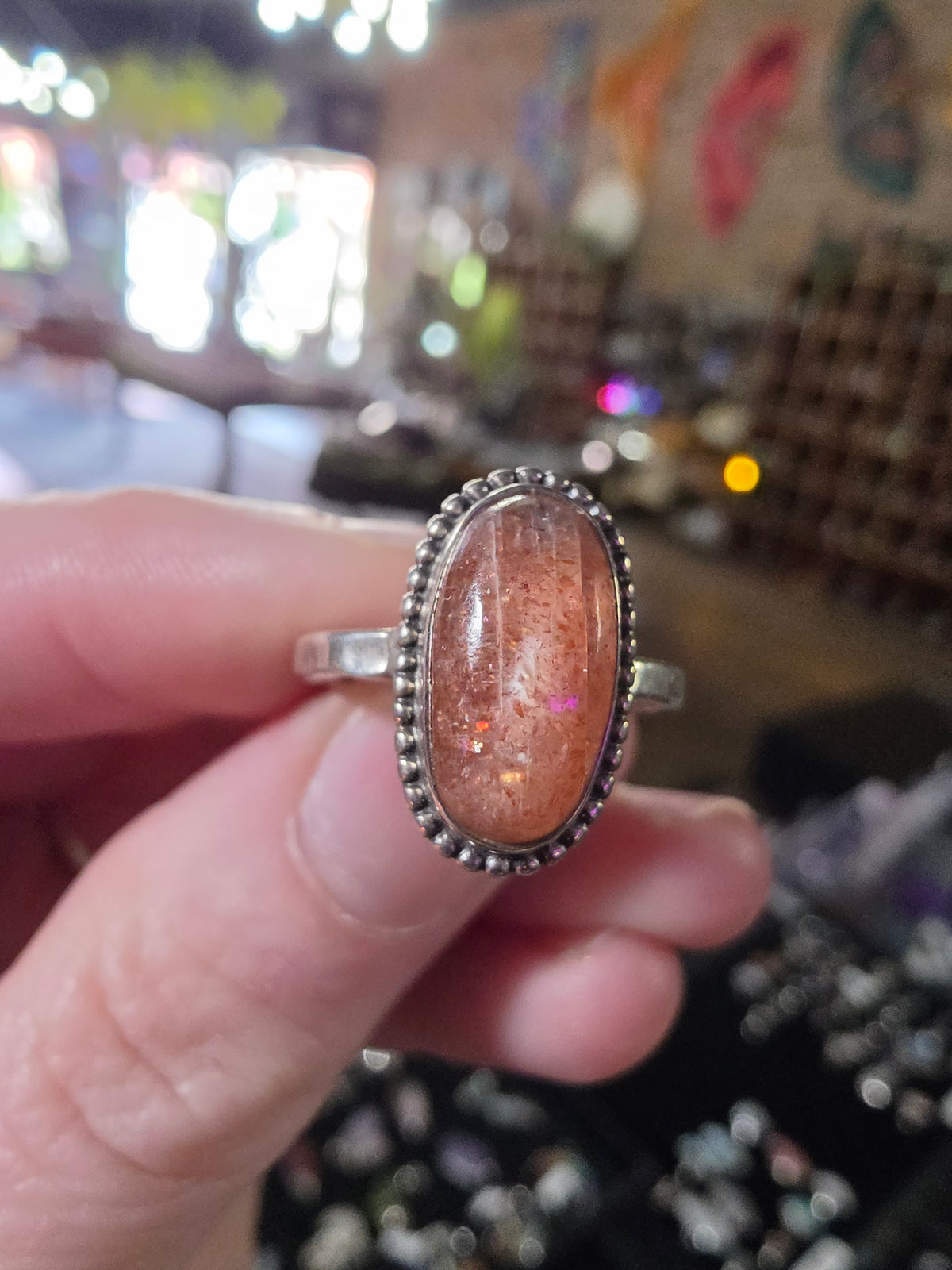 Sunstone Ring Size 7