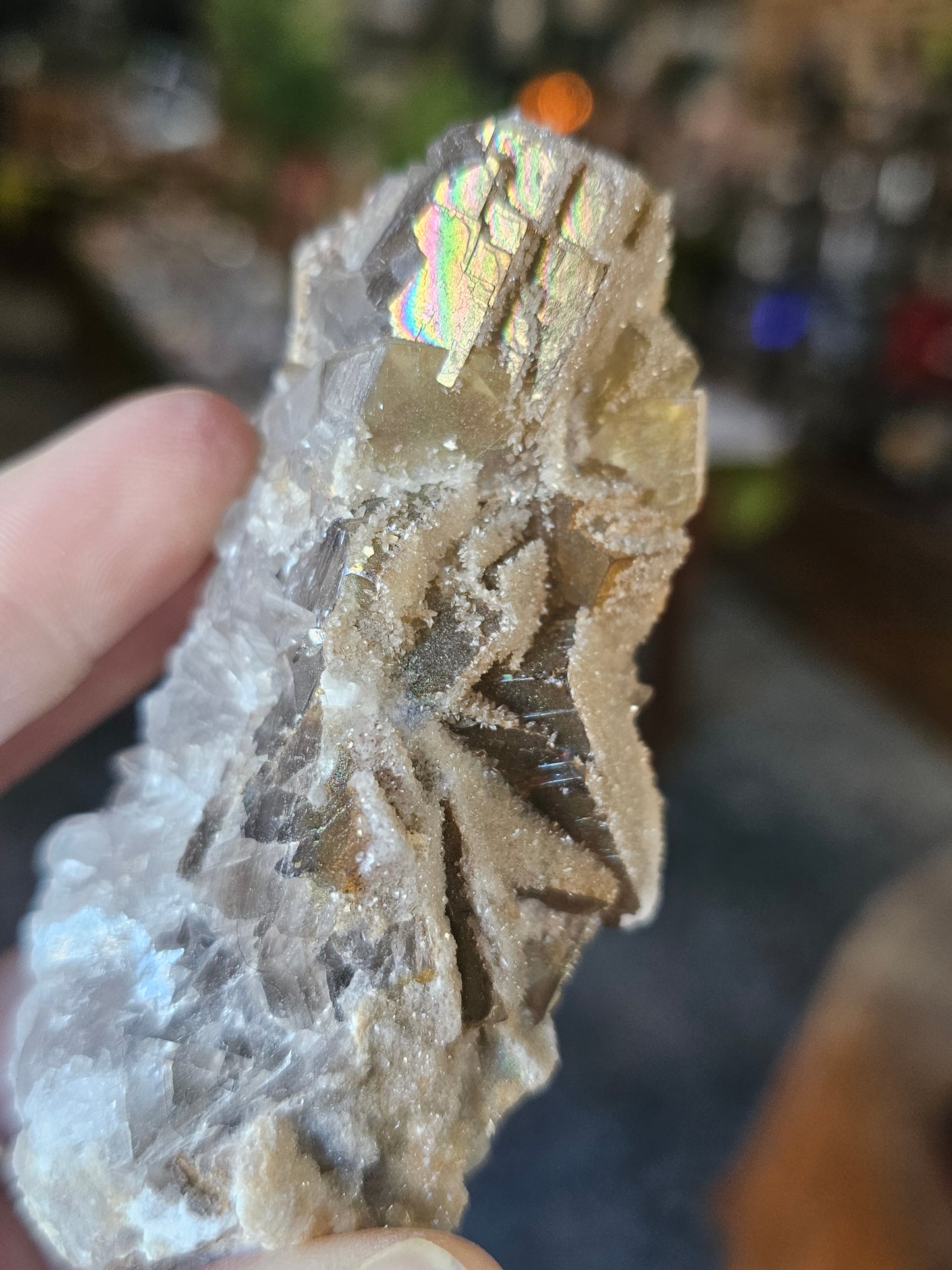 Iridescent Fluorite
