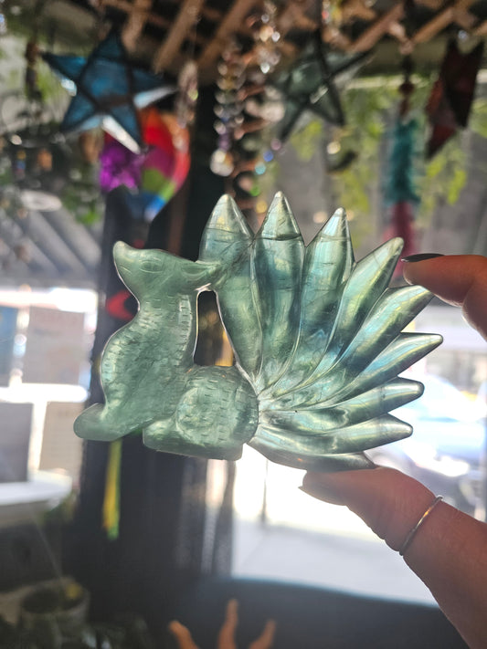 Fluorite Nine Tail Fox
