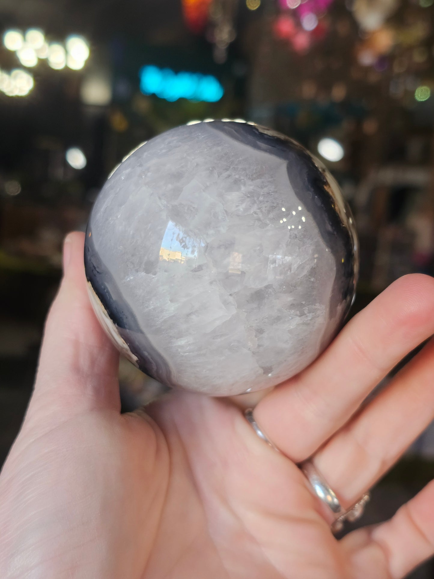 Volcano Agate Sphere