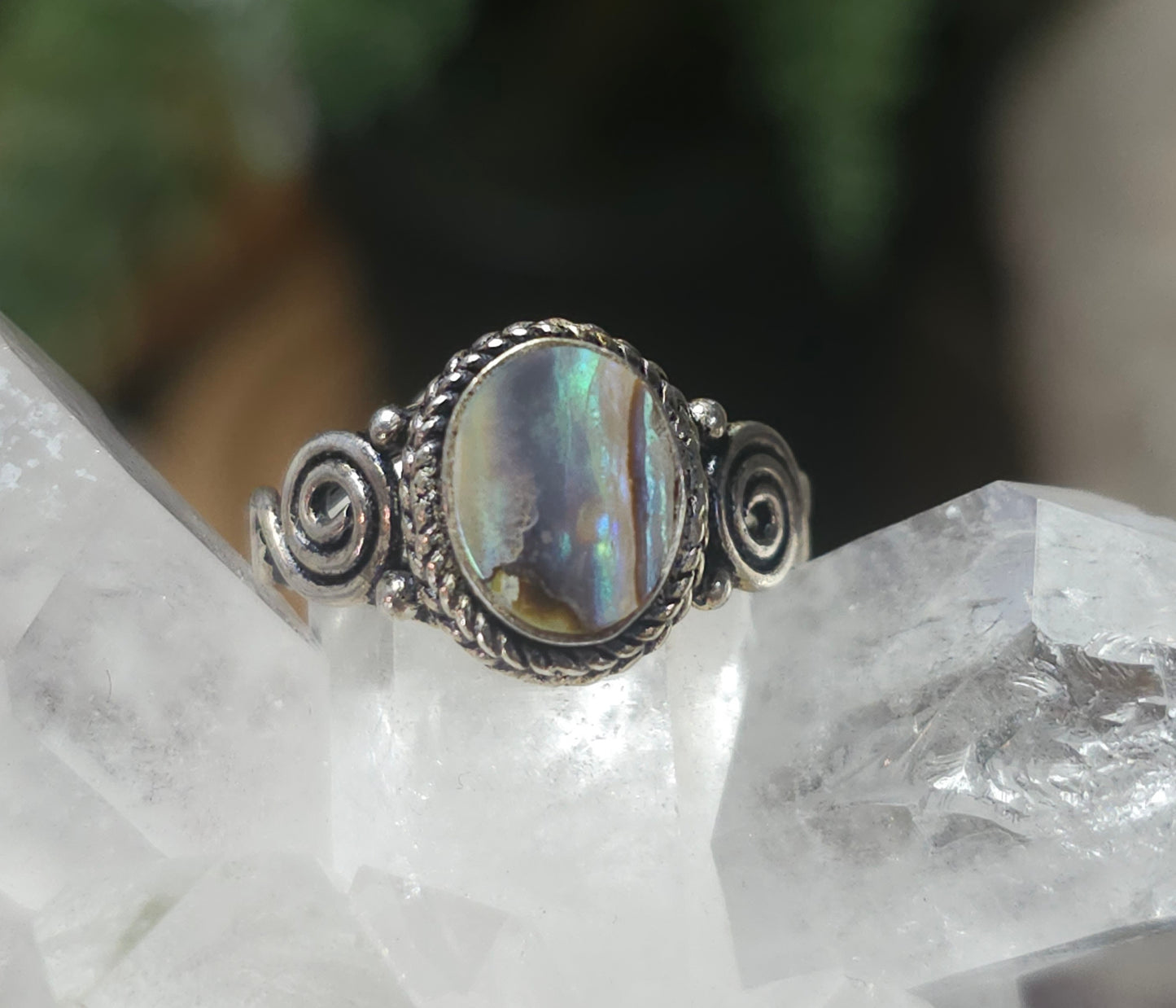Size 6 Abolone Ring