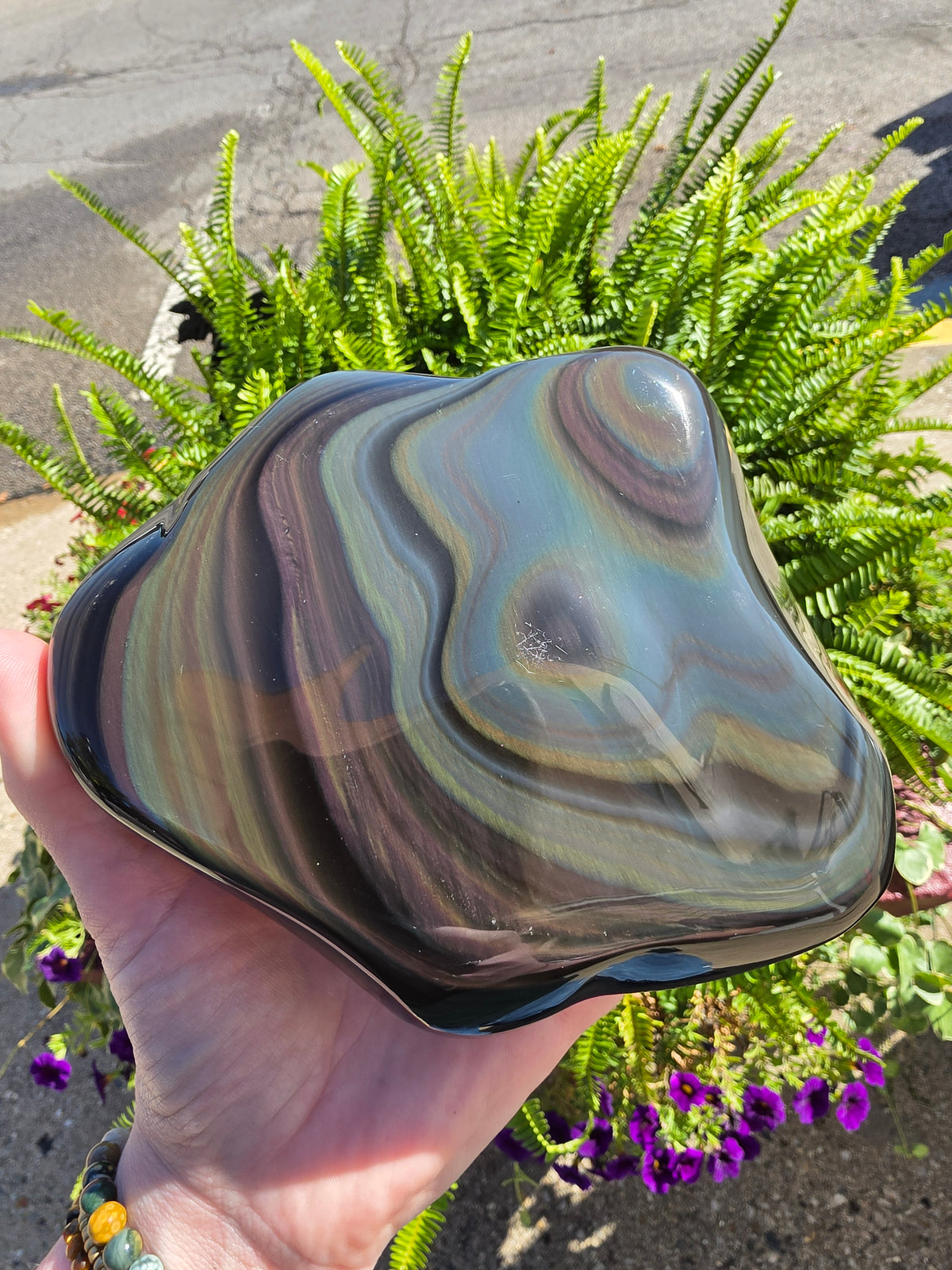 Rainbow Obsidian Freeform