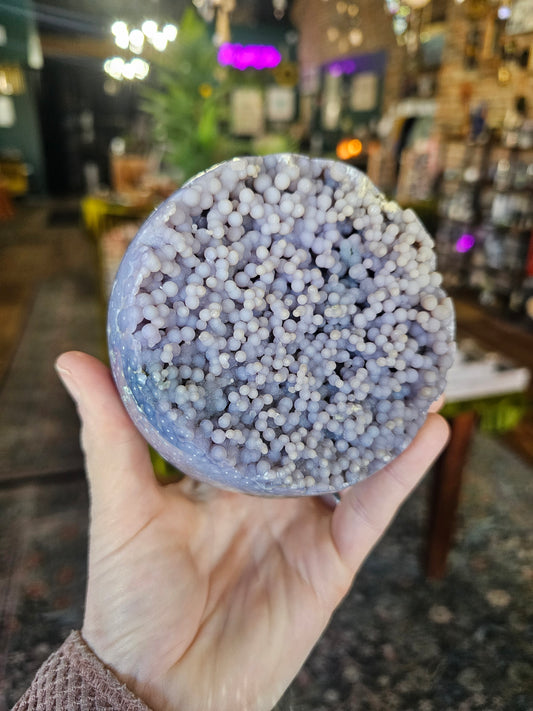 Large Grape Agate Sphere