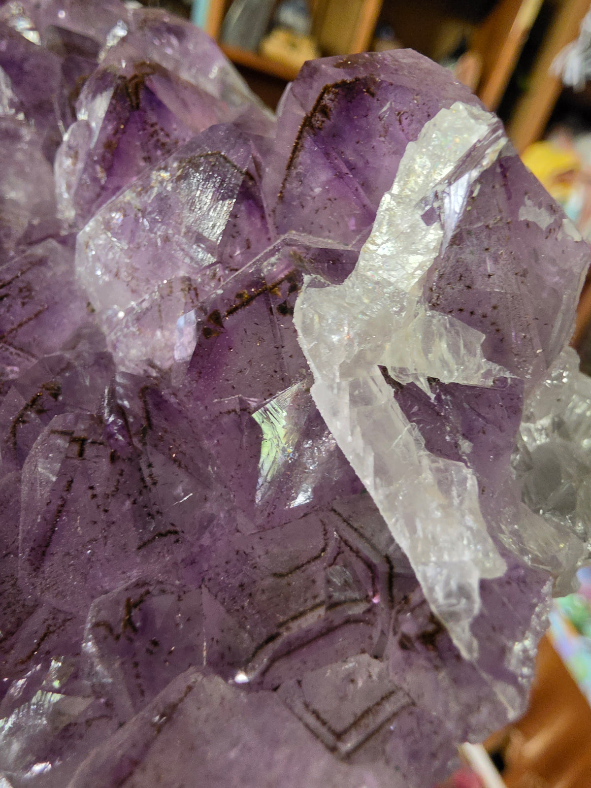 Included Amethyst Cluster